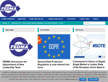 Tablet Screenshot of fedma.org